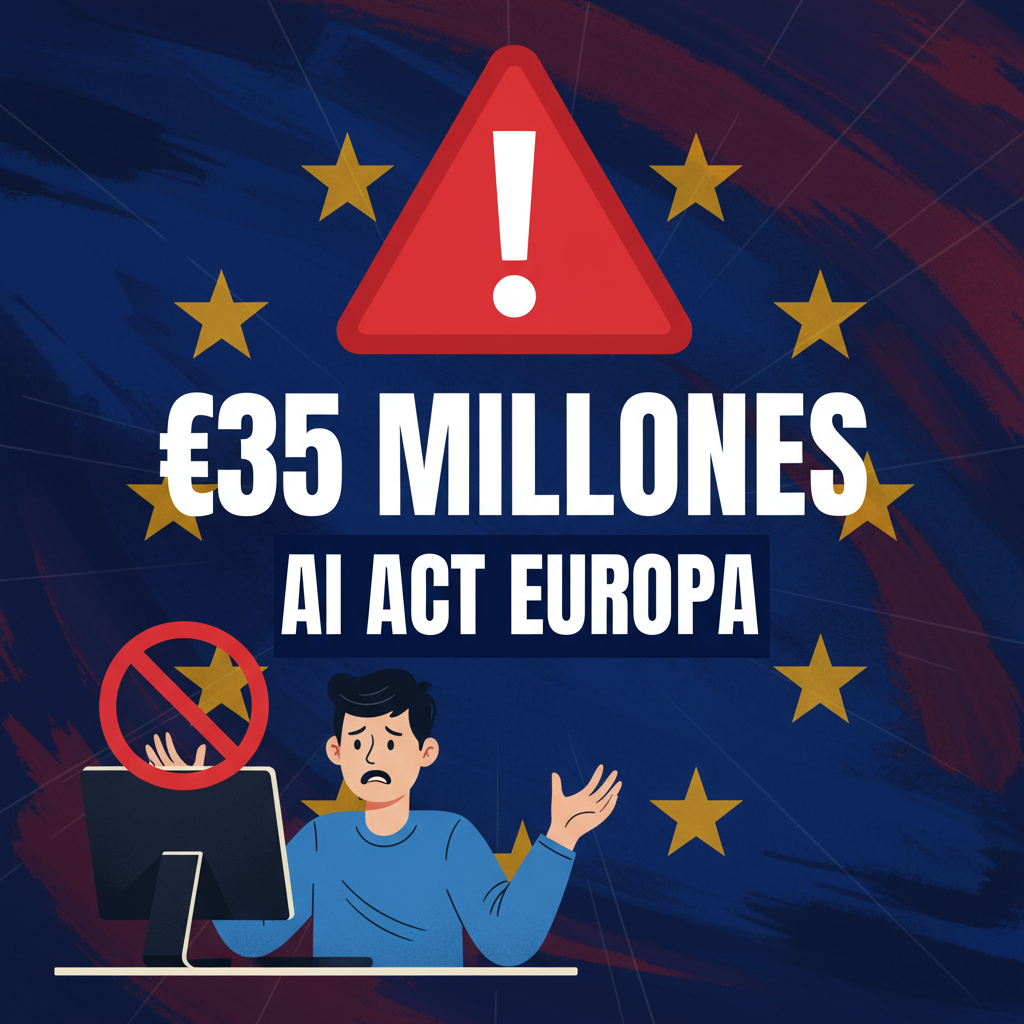 «AI Act 2025: Regulación IA en Europa y cómo evitar multas de €35 millones»